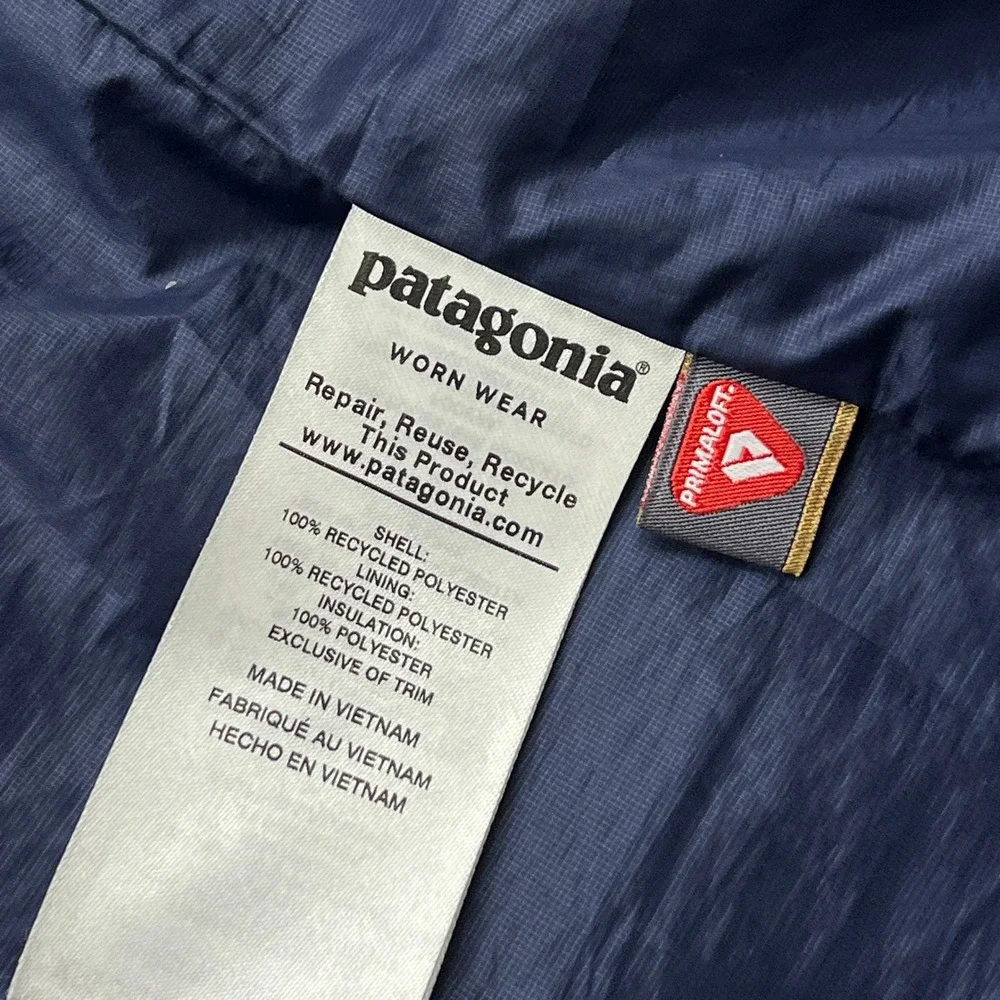 Patagonia Nano Puff Jacket Mens XL Blue Quilted Full Zip Insulated Puffer 84212
